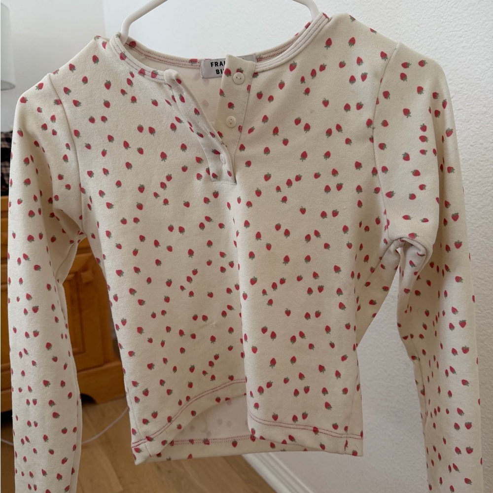 Frankie’s Bikinis Terry Long Sleeve Top